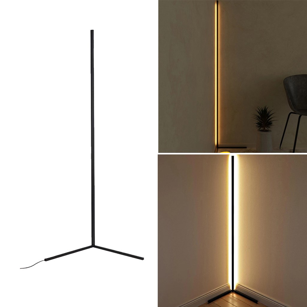 Warm Light LED Corner Floor Lamp Standing Lamp Modern Decora