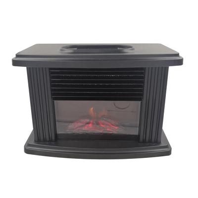 Mini Electric Fireplace Stove Heater Portable Tabletop Indoo