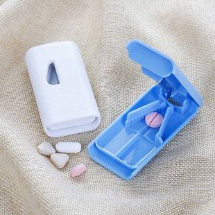 1PC Medicine Pill Holder Tablet Cutter Splitter Pill Case Mi