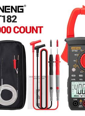 ST182 Mini Digital Clamp Meter AC Current Multimeter DC/AC V