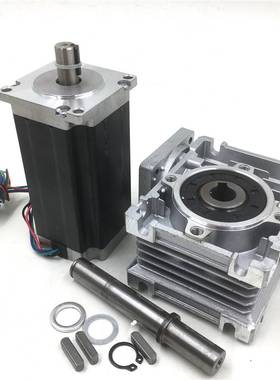 Nema23 Worm box Ratio 10:1 Hybrid 2phase Stepper Motor L112m