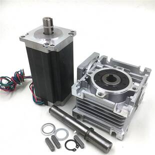Nema23 Worm box Ratio 10:1 Hybrid 2phase Stepper Motor L112m