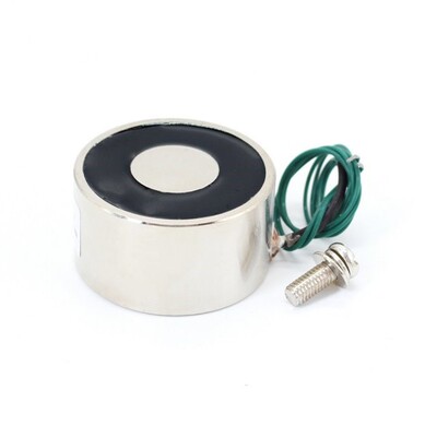 F50/27 DC 6V 12V 24V Cylinder Electromagnet Lifting 50KG 500