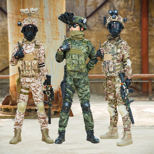 儿童特种兵套装迷彩服表演军训服