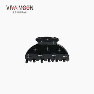 章若楠同款满天星中号抓夹女高级感醋酸半扎发抓精致后脑勺鲨鱼夹