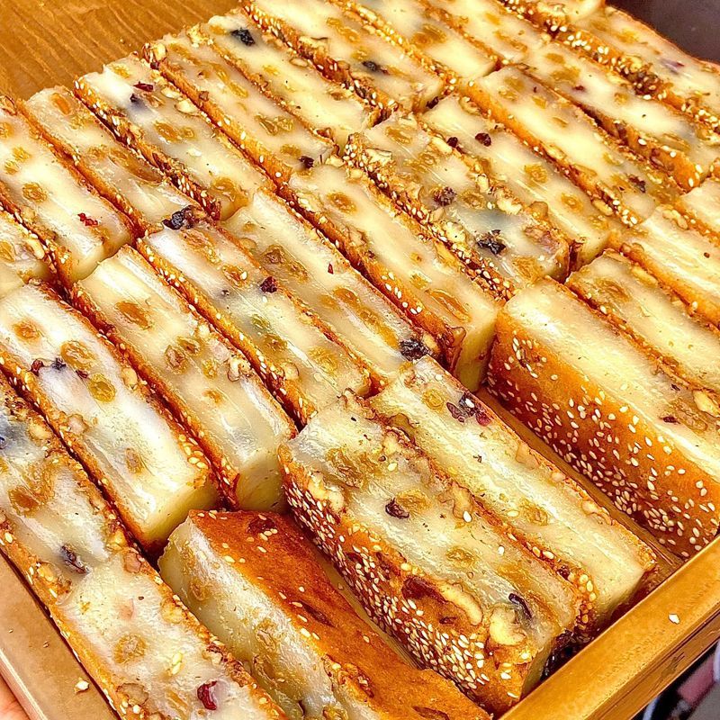 手工脆皮烤年糕400g速冻红枣糕点主食馒头早餐速食冷冻面点纸盒装