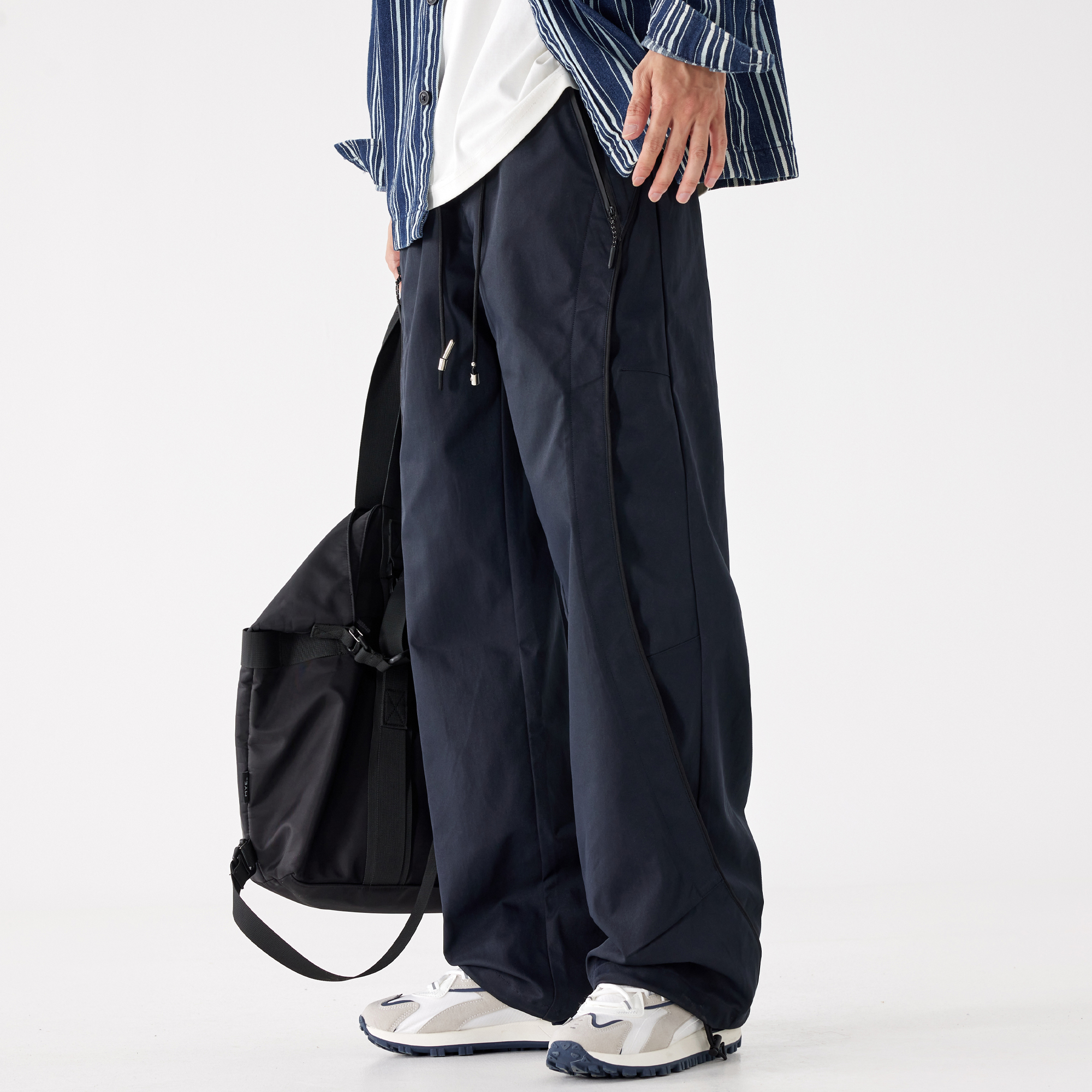 hrku2025春季新款运动骑行工装裤子徒步户外速干 干长裤情侣冲锋