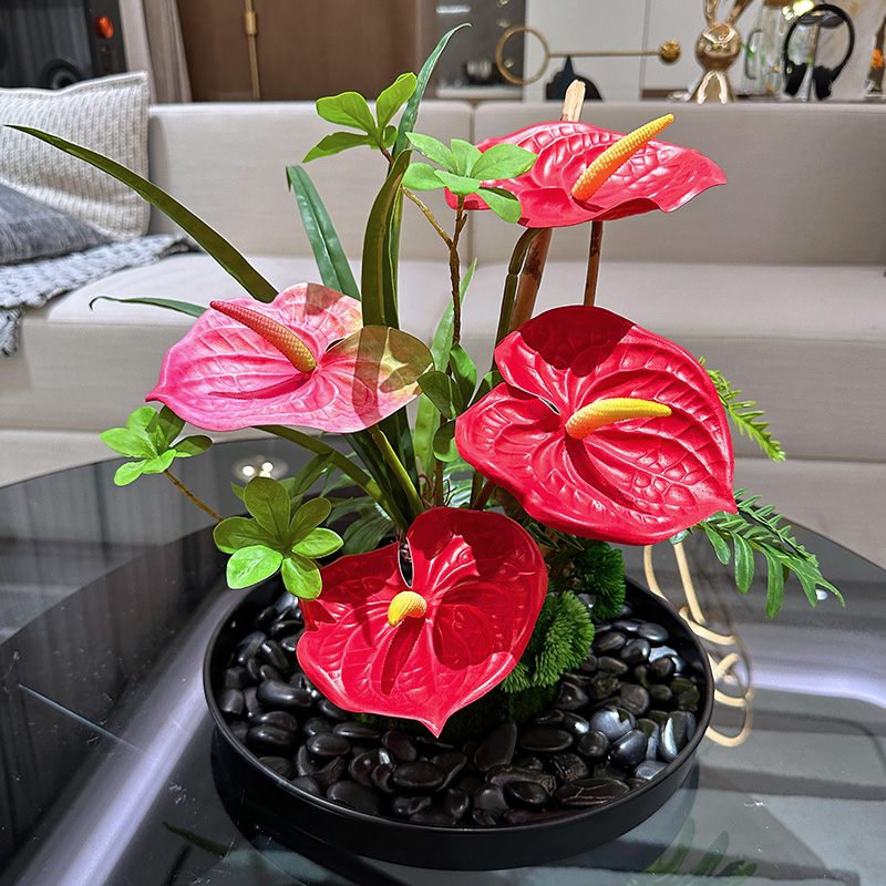 喜语仿真花餐桌花摆件花艺