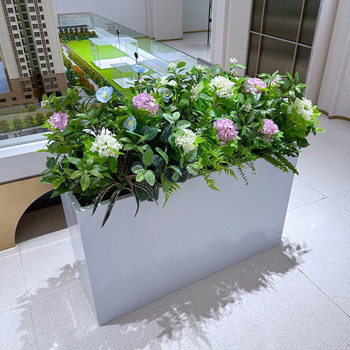 喜语仿真绣球花绿植隔断花艺