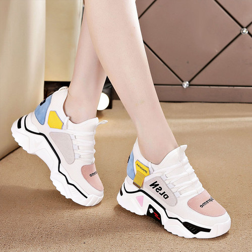 老爹ins潮韩版运动休闲增高女鞋