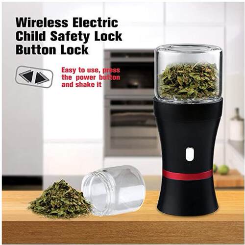 电动磨烟器 家用研磨器烟丝烟叶LTQ electric herb grinder1