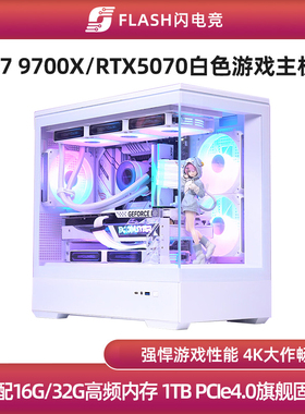 第218号RTX5070/9700X/14600KF 4K畅玩游戏主机diy台式电脑组装机