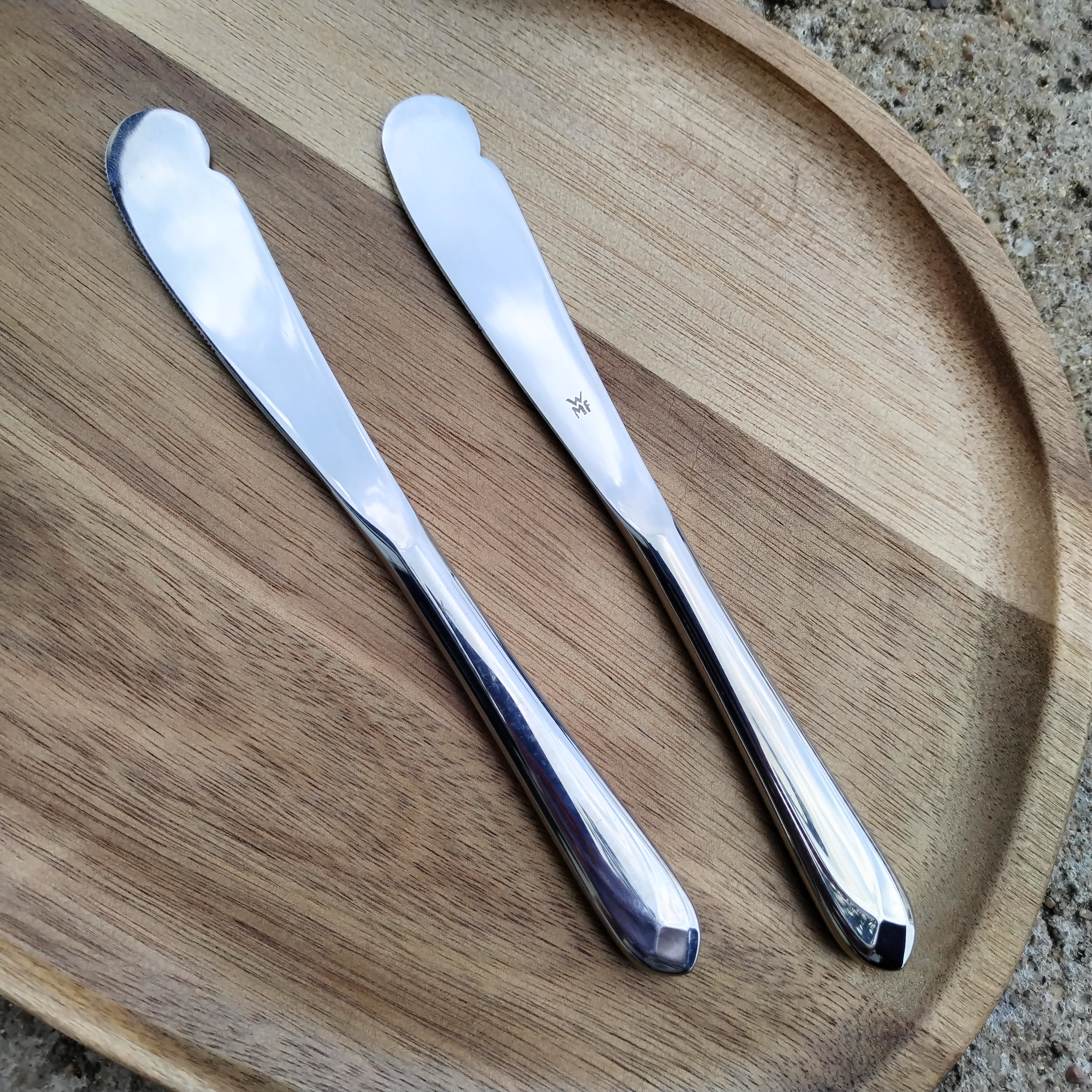 【锯齿 砖石款】德国WMF不锈钢黄油刀果酱刀牛油刀花生酱涂抹刀