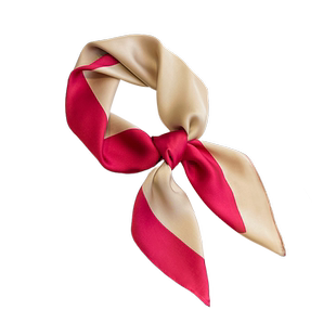 酒红色小方巾丝巾女春秋冬季护颈围脖子职业空姐薄纱巾围巾70x70