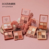 3CE四色眼影盘 官方正品 哑光大地色修容新手女生日送礼化妆品
