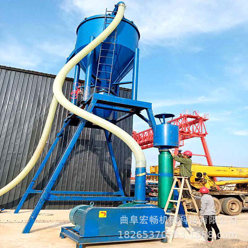 气力输送泵石灰石粉清库气力输送系统低压物料输料气动输送设备