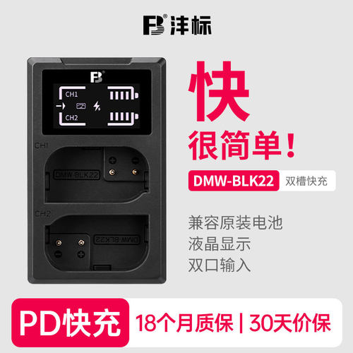 沣标DMW-BLK22相机电池充电器
