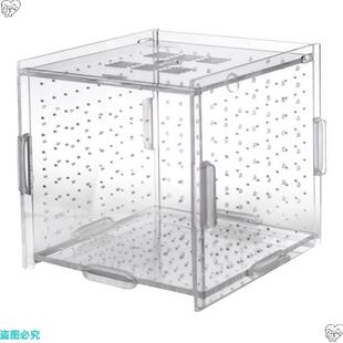 鱼缸保护小鱼隔离盒隔断网幼大鱼隔离板大小号孵化箱繁殖箱迷你悬
