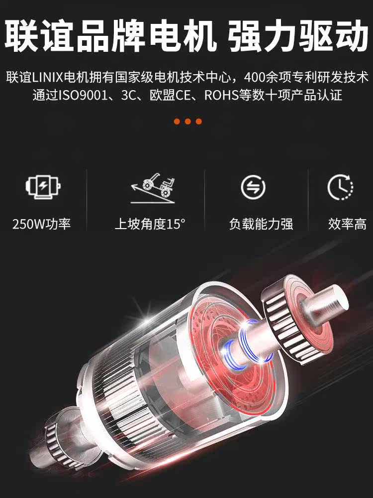 威之群老人代步车四轮电动小型可折叠家用老年残疾智能助力电瓶车