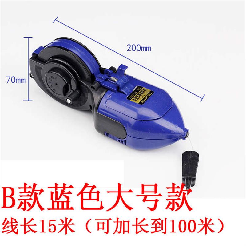 墨斗木工划线器手动全自动专用工具弹线手摇墨线工地放线装修神器