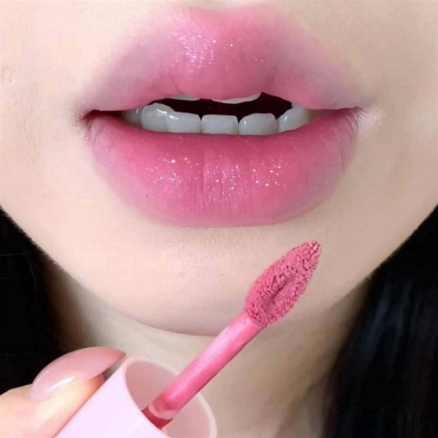 嫩妹色空气唇泥蔷薇粉玫红蜜桃色韩系女团色细闪口红花小众唇釉,彩妆/香水/美妆工具,睫毛夹,淘宝优惠券,粉丝福利购,淘宝优惠卷