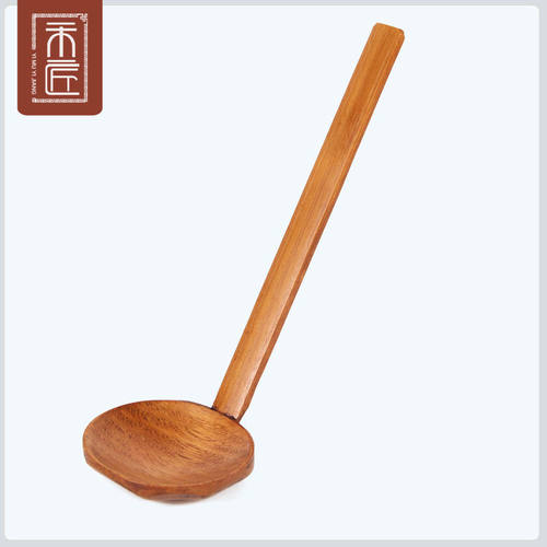 厂家LOGO日式长柄汤勺砂锅喝汤龟甲火锅勺漏勺味千拉面勺子