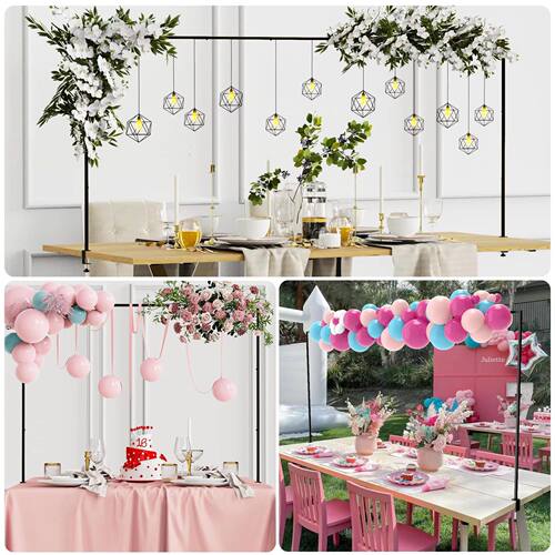Over The Table Rod 带夹子可调节桌面拱门支架生日派对婚纱装饰