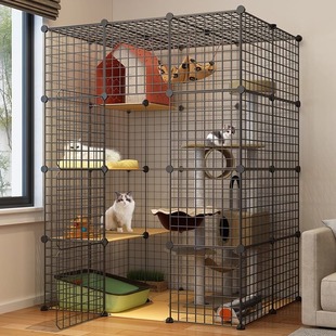 猫笼子超大自由空间家用室内猫舍猫屋大型猫别墅猫爬架一体猫咪
