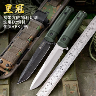 战术直刀野营登山刀一体钢野外求生直刀高硬度防身刀工厂批发