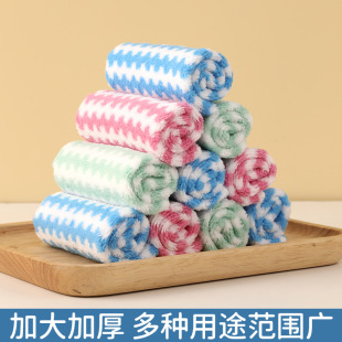 洗碗布不沾油抹布家用厨房擦手擦桌擦碗吸水百洁布加厚去油洗碗