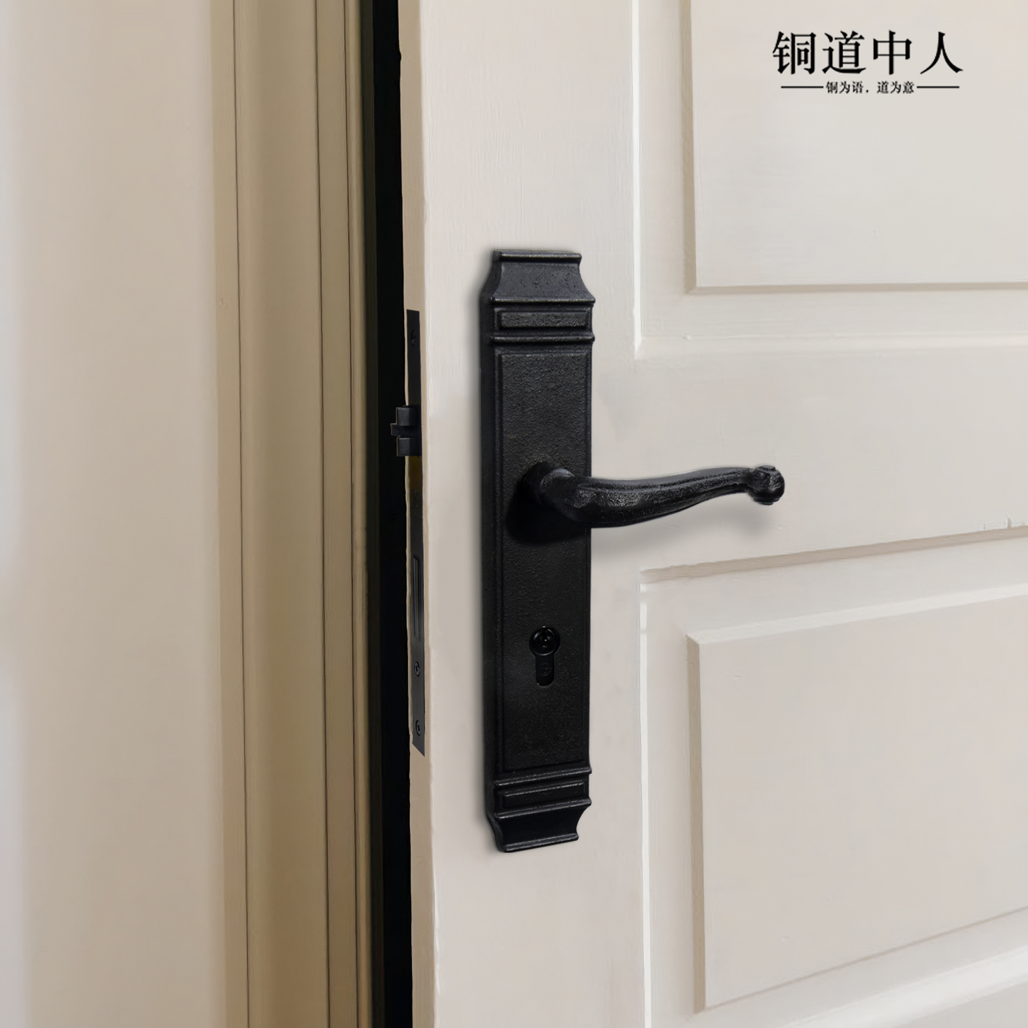 铜道中人黄铜把手黄铜锁芯锁舌