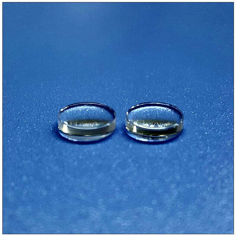 10mm激光玻璃非球面镀膜准直镜片 镭射聚焦透镜镜头 焦距16.7mm