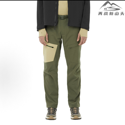萨洛蒙户外防水徒步登山软壳裤
