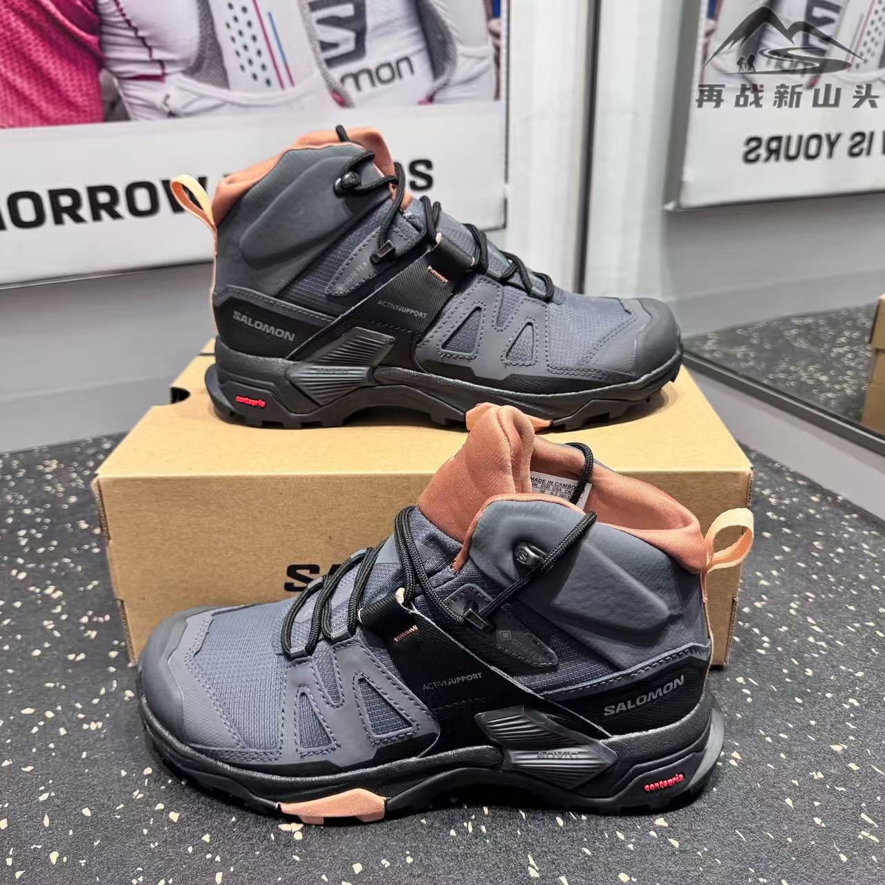 SALOMON萨洛蒙X Ultra 4 MID GTX W舒适减震防滑耐磨透气轻便