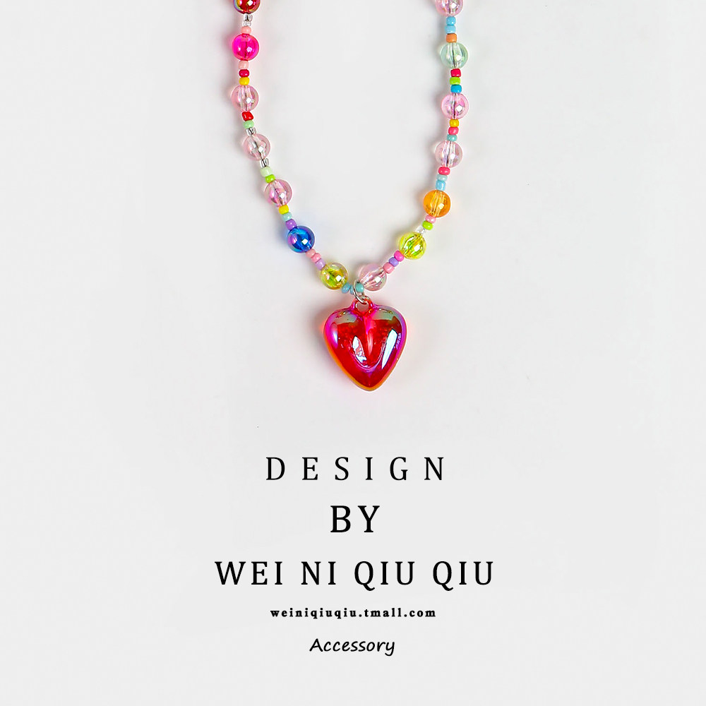 儿童项链可爱女孩饰品玩具公主爱心颈链配饰宝宝吊坠女童串珠首饰,童装/婴儿装/亲子装,项链,淘宝优惠券,粉丝福利购,淘宝优惠卷