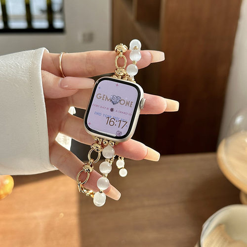 sanD-P红米watch4小香风珍珠表链