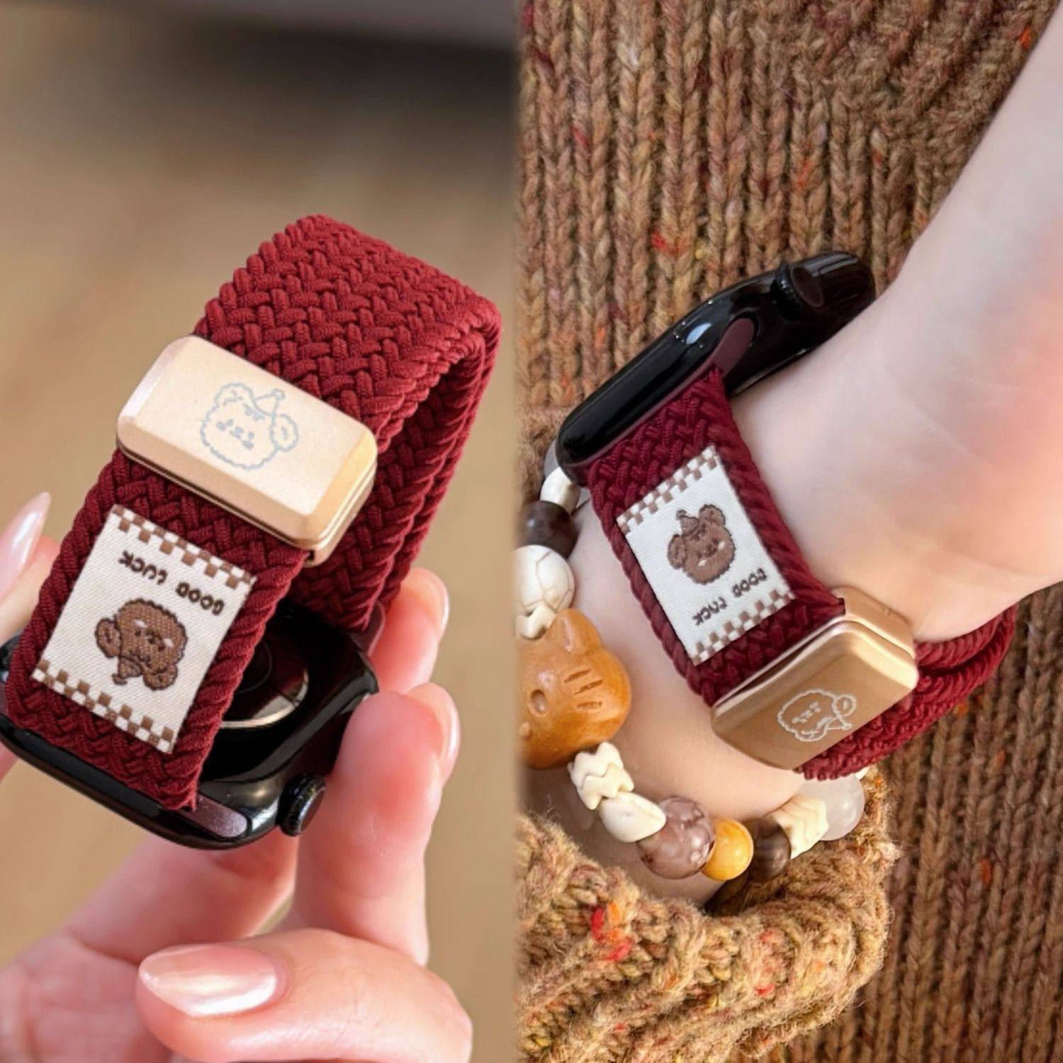 sanD-P小米9Pro秋冬小熊磁吸腕带