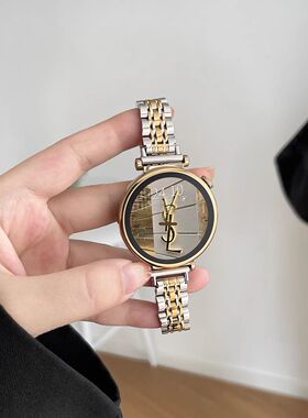 适用华为gt4表带新款小香风细款七株钢带华为watch4/3pro不锈钢金属腕带gt3/gt2高级女42mm蝴蝶扣18mm/41mm