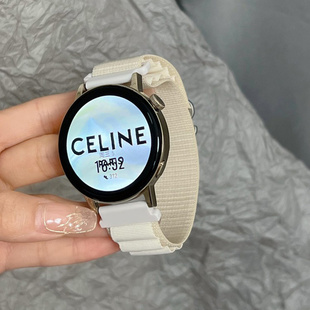 适用高驰COROS手表带高驰pace2尼龙回环表带APEX野径回环高驰PRO编织尼龙腕带佳明Venu2/255高山回环表带男女