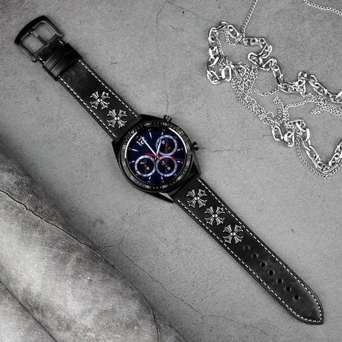 sanD-PGT5克罗复古真皮材质表带