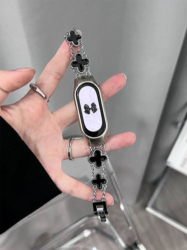 sanD-P小米9/8nfc四叶草金属表链