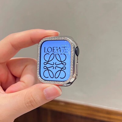 sanD-P苹果iWatchS10镶钻保护壳