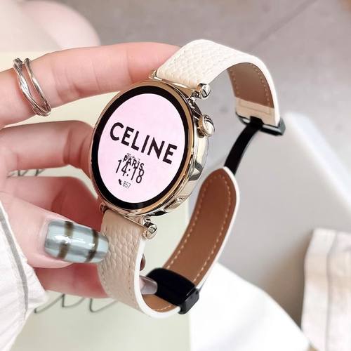 sanD-P华为gt5荔枝纹表带磁吸扣