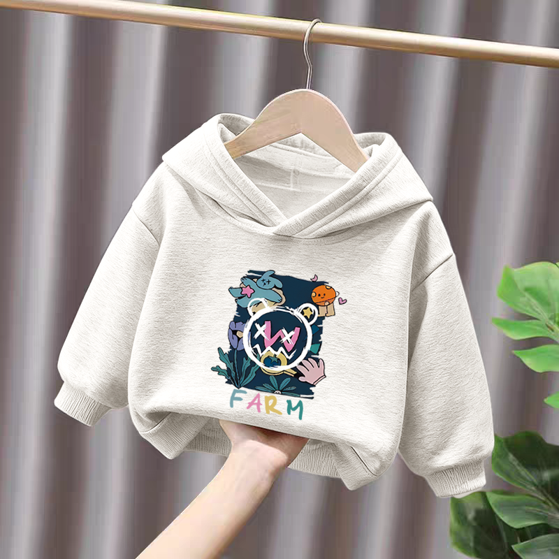 纯棉男童加绒加厚连帽卫衣2025秋冬新款中小儿童宝宝时尚百搭上衣