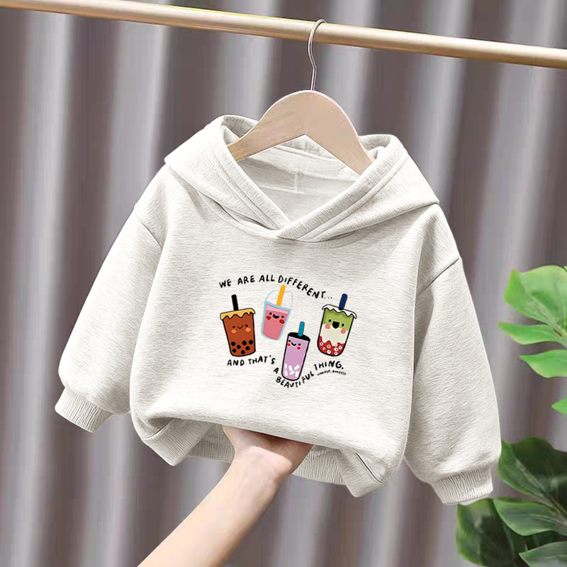 纯棉男童加绒加厚连帽卫衣2025秋冬新款中小儿童宝宝时尚外穿上衣