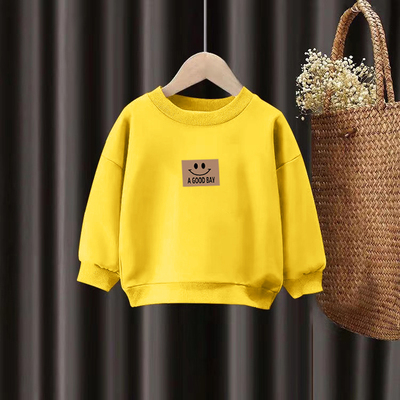 纯棉男童卫衣2025春秋新款儿童宝宝卡通帅气百搭宽松休闲印花上衣