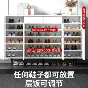 柜家用门口大容量简约现代小户型进门入户玄关柜收纳储物柜 实木鞋