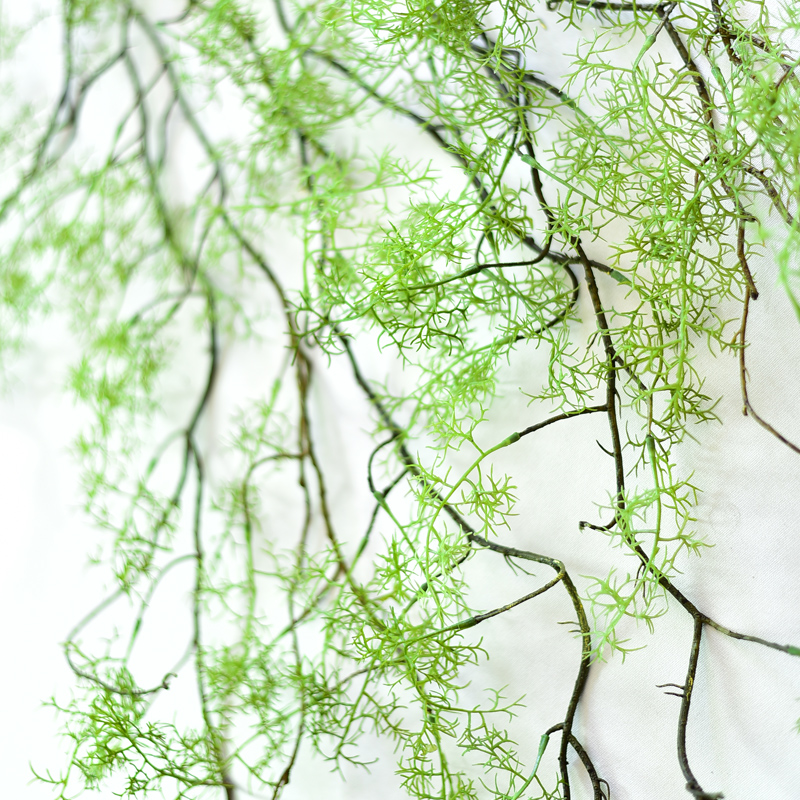 仿真水草黑骨芒假绿植物藤条空调管道缠绕藤蔓装饰塑料花吊顶壁挂