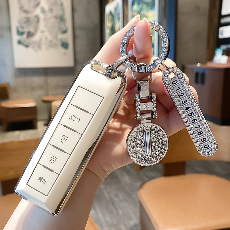 适用长城魏派vv5钥匙套vv6摩卡vv7拿铁玛奇朵蓝山WEY汽车壳包扣女