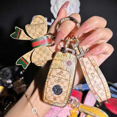 奔驰钥匙扣高级感轻奢